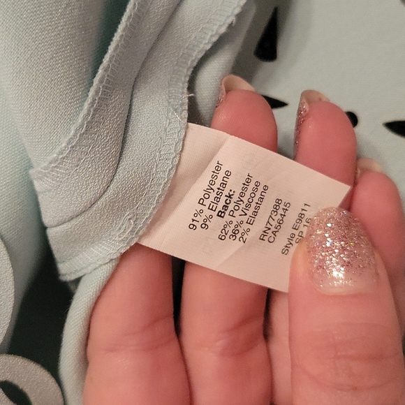 J.Crew mint green laser cut out summer dress 14 - Picture 7 of 7